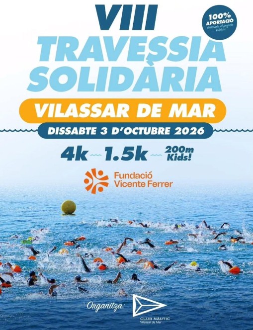 VIII Travesía Solidaria a Nado Vilassar de Mar | 3 octubre 2026